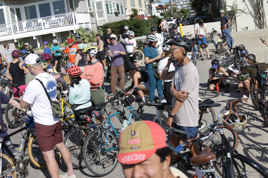 Life from an independent bike shop on the beach.