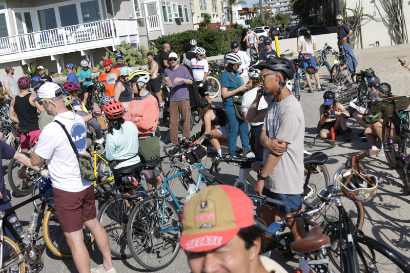 Life from an independent bike shop on the beach.