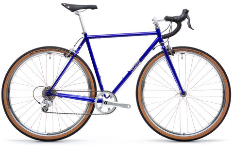 4130 Road v2 - Sapphire & Chrome - (8-Speed)