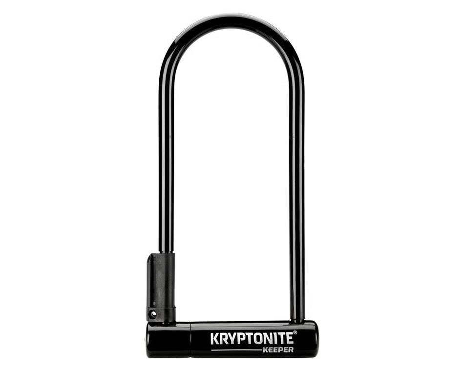 Keeper 12 Long Shackle U-Lock, 4x11.5, Black/Silver