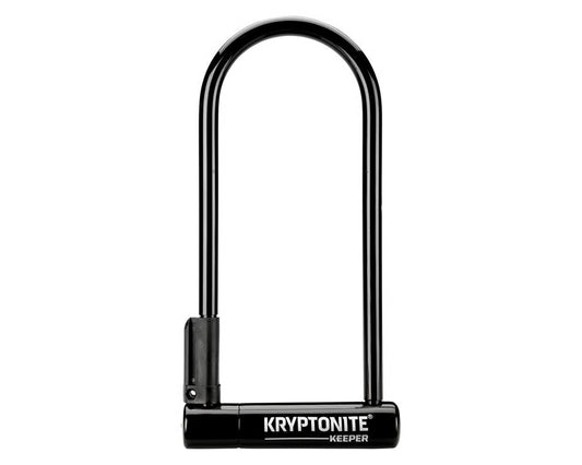 Keeper 12 Long Shackle U-Lock, 4x11.5, Black/Silver